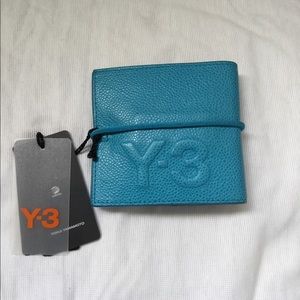 Y-3 Teal Banknote Wallet Unisex